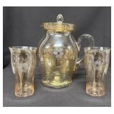MCM Lemonade Pitcher w/ Lid & 2 Glasses
