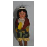 Vtg Bully Good Skookum Native American Indian Doll