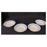 Wedgwood Queensware Lavender/Cream Shell Edge