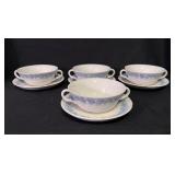 Wedgwood Queensware Lavender/Cream Shell Edge