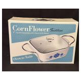 Corning Cornflower Traditions 9" Square Casserole