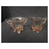 Cambridge Pink Depression Glass Mini Creamer &