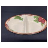 Franciscan Apple USA 10 5/8" Oval Divided Serving