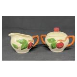 Franciscan Apple USA Large Size Cream & Sugar