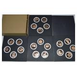 1973 20pc Franklin Mint Anthony Jones Solid Bronze