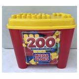Mega Bloks 200+ Piece Building Blocks Set in Case