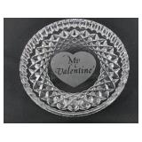 Waterford Crystal My Valentine Plate 8"