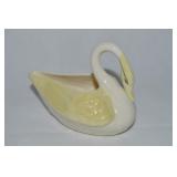 Belleek Irish Porcelain Lustre Swan Creamer 4.5"