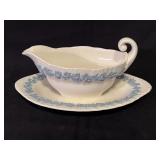 Wedgwood Queensware Lavender/Cream Shell Edge