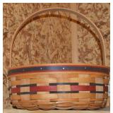 Longaberger Basket 1992 Round Crisco American
