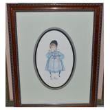 P Buckley Moss Signed LE 213/1000 "Caroline"