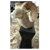 Hand Carved & Painted Big Horn Sheep Statue