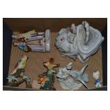 Box of Antique / Vintage Porcelain Figures +