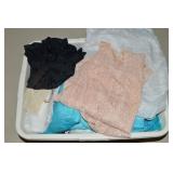 Laundry Basket Full of Antique/Vtg Linens & Ladies