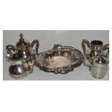 5pc Silverplate/EP Lot w/ Van Bergh