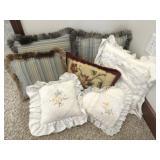 Lot of Accent / Throw Pillows w/ (3) Matched
