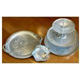 (3) Pcs Vintage Rodney Kent Hand Forged Hammered