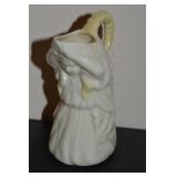 Belleek Irish Porcelain Maiden 5"t Cream Pitcher