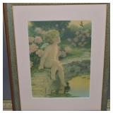 Bessie Pease Gutmann Cherub Framed Fine Art
