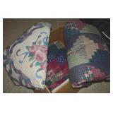 Box of (4) Quilts/Comforters