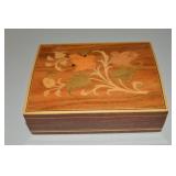 Italian Marquetry Inlaid Woods Keepsake Box