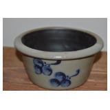 Rowe Pottery Works Stoneware Berries Bowl 7" 1992