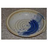 Ayers 2004 Signed Studio Art Pottery Handled 14"w