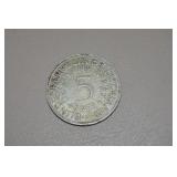 1951 West Germany 5 Deutsche Mark 62.5% Silver