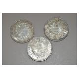 (3) French 10 Francs Hercules (2) 1966/(1) 1967