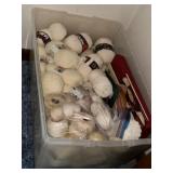 Tote Full of Ivory/Off-white Yarn +