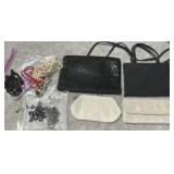 Vtg Whiting & Davis Black Mesh Evening Bag +