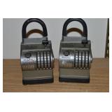 (2) Vtg Supra Marc Real Estate Key Boxes (No