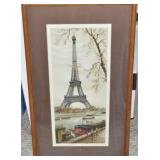 Raphael Ortiz Alfau Signed Eiffel Tower Paris Fine