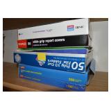 Office Supplies Lot: Sheet Protectors, Name