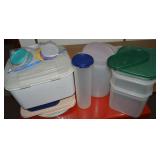 Lot of Vintage Misc Tupperware Storage Pcs/Lids