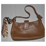 Coach Baguette L06-7789 Tan Leather Shoulder Bag