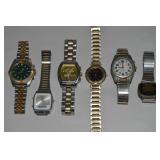 (6) Mens Watch Lot: Geneva, Guess, Oleg Cassini+