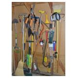 Garage Lot w/ Lawn & Garden Tools +
