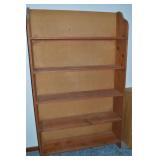 Handcrafted Solid Wood 5 Tier Bookcase 87t x