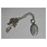 925 Sterling Family Tree Pendant Necklace (Chain