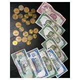 Haitian Monetary Lot w/ 425.+ FV Gourdes Notes +
