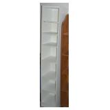 White 5 Adjustable/1 Solid Shelf Cubby Storage