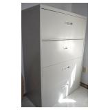 Beige Metal 4 Drawer Vertical File Cabinet 52t x