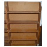 Handcrafted Wooden 5 Shelf Bookcase 67x41x10