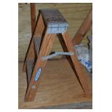 Werner 3 Step Wooden Utility Ladder