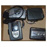 (4) Vtg Cassette Players: Lennox Sound AM/FM,