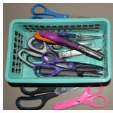 Small Basket Full of Shears / Scissors