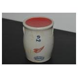 Red Wing USA Pottery No 2 Stoneware Candle