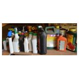 Garage Shelf Contents Lot: Liquids, Ortho Flower