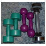 Hand Weights Lot: Bollinger 5lb Pair, Danskin Now